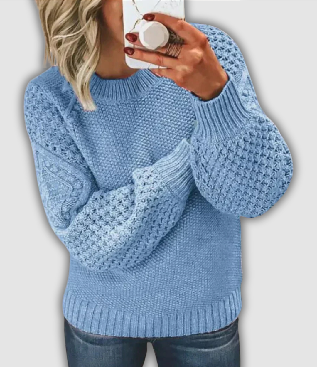 Herta - Kuscheliger Strickpullover