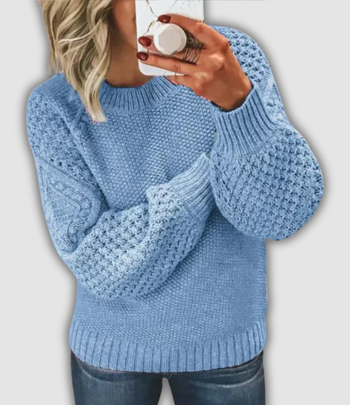 Herta - Kuscheliger Strickpullover