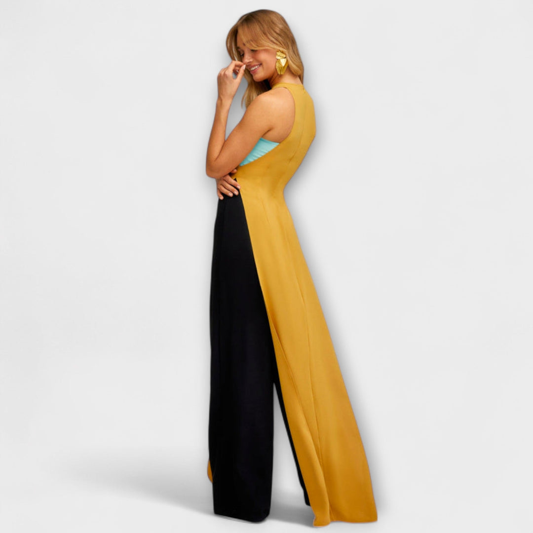 Mandy - Dunkeltürkiser Jumpsuit