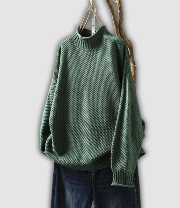 Bärbel - Waffelstrick Pullover