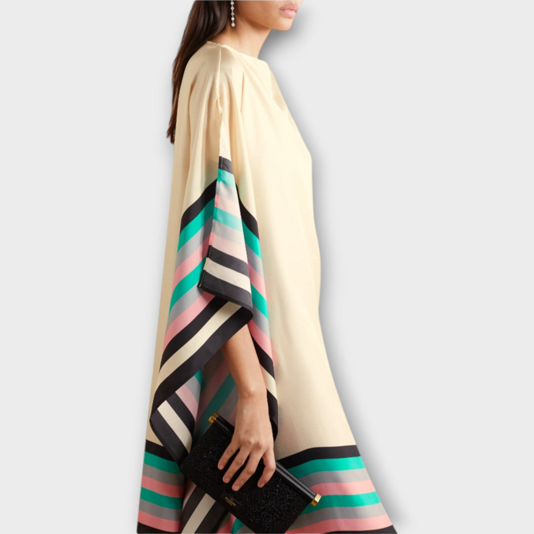 Anke - Locker geschnittener geometrischer Kaftan