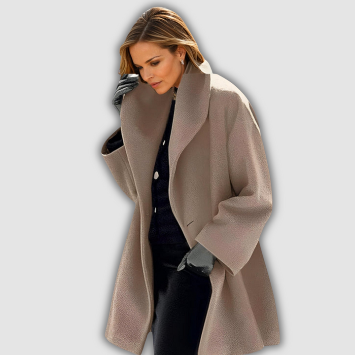 Anneliese - Premium Wollmantel, winddicht