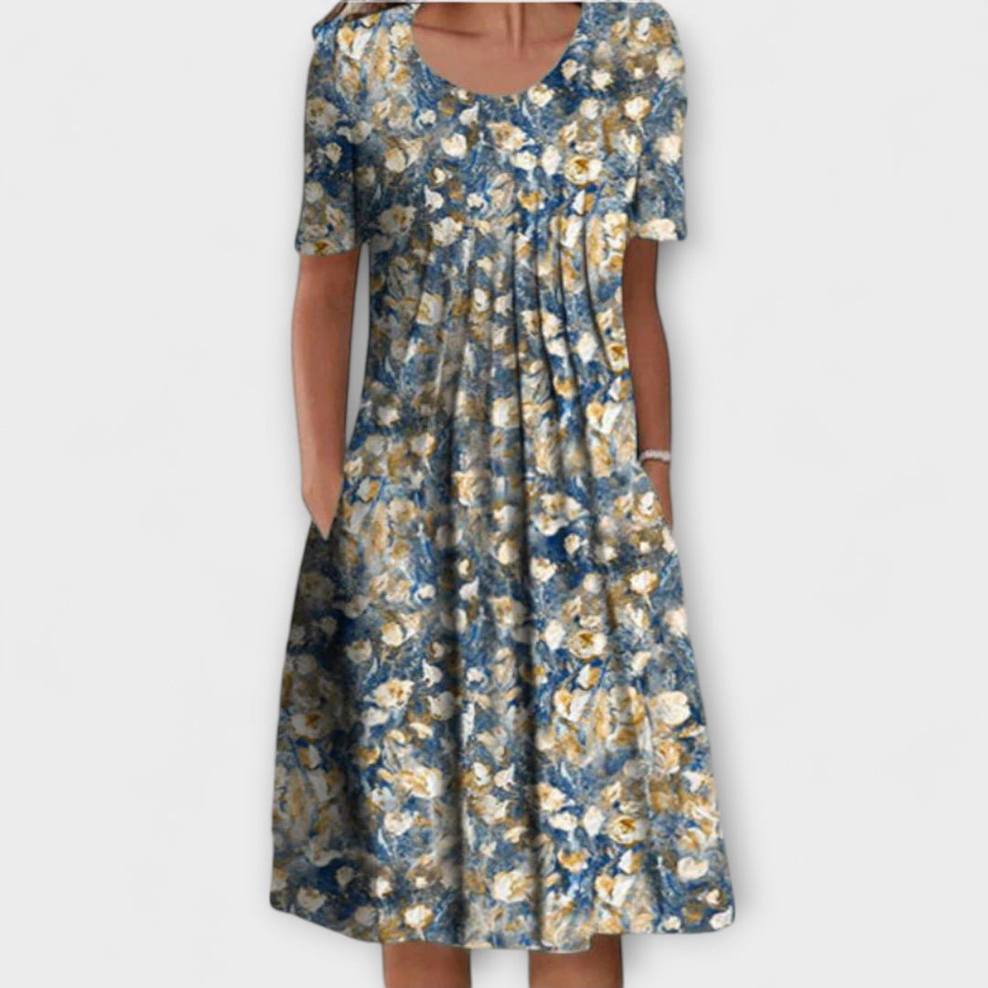 Juliane – Schickes Schichtkleid mit Bauchkontrolle