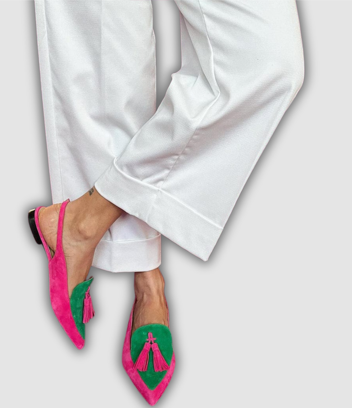 Sibylla - Slingbacks mit Quasten