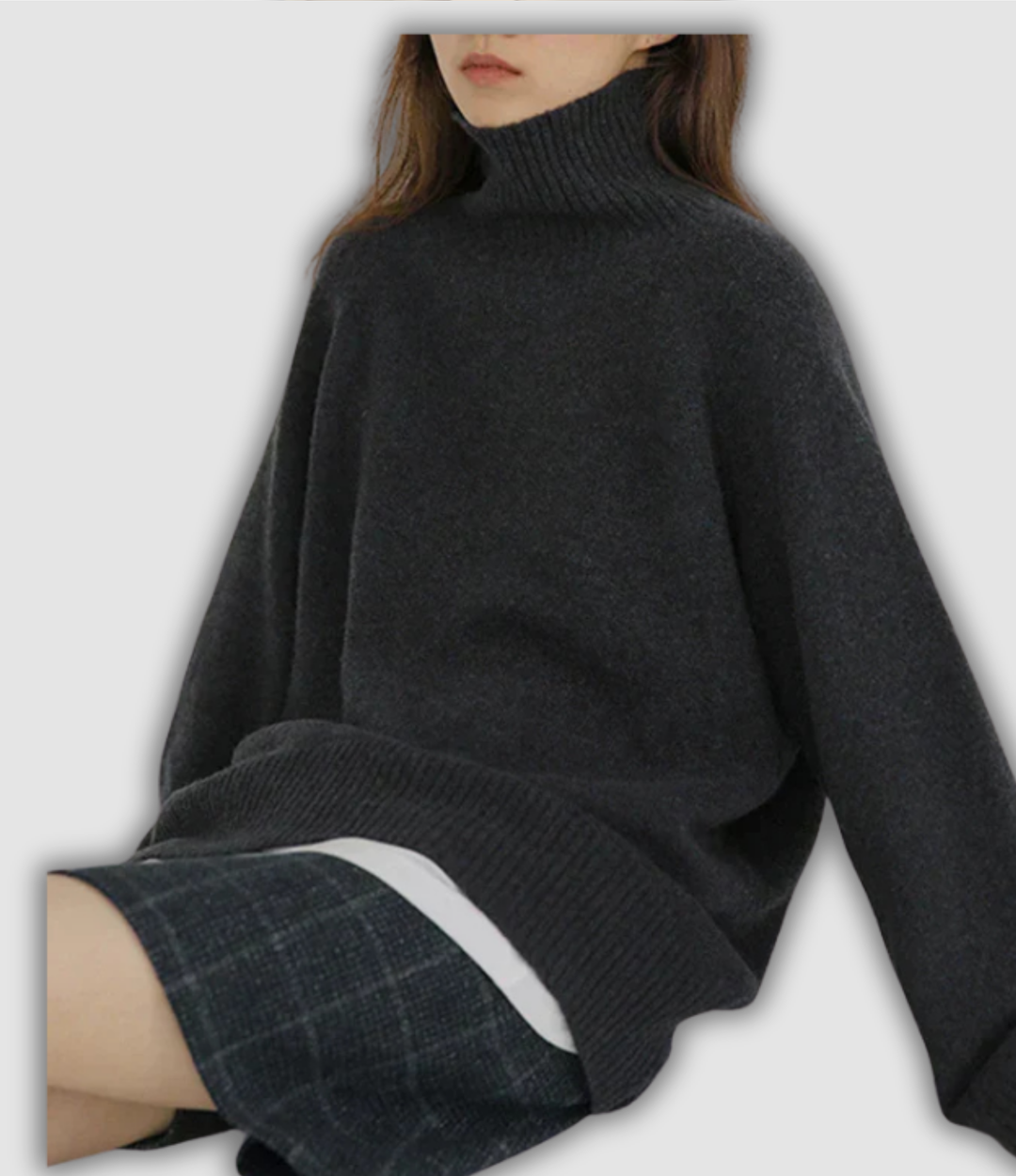 Engeltraud - Pullover mit hohem Kragen