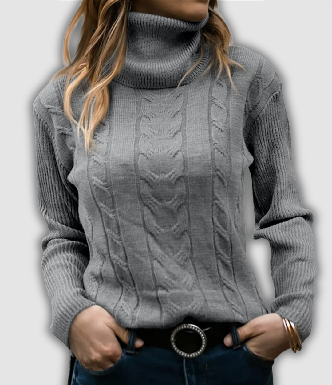 Jutta - Gestrickter Pullover