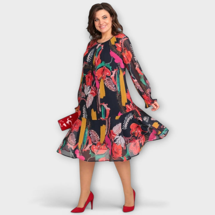 Hermine - Elegantes Plus-Size-Kleid für ultimativen Komfort