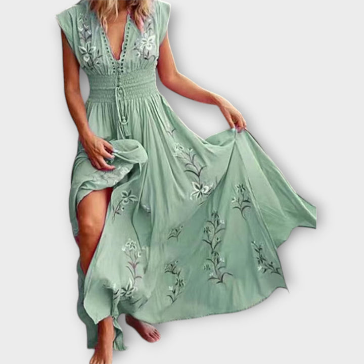 Greta – Boho-Kleid mit zauberhaften Stickereien