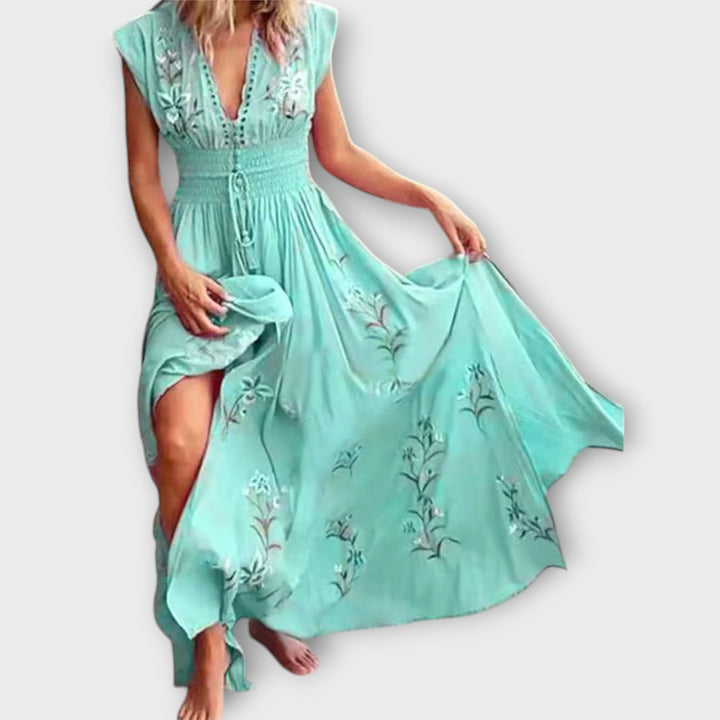 Greta – Boho-Kleid mit zauberhaften Stickereien