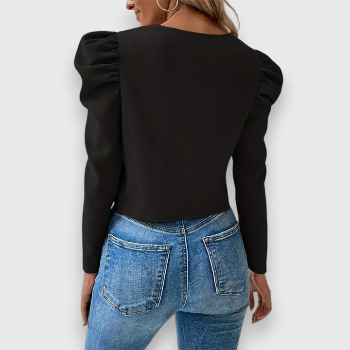 Adelheid – Damenjacke mit Puffärmeln