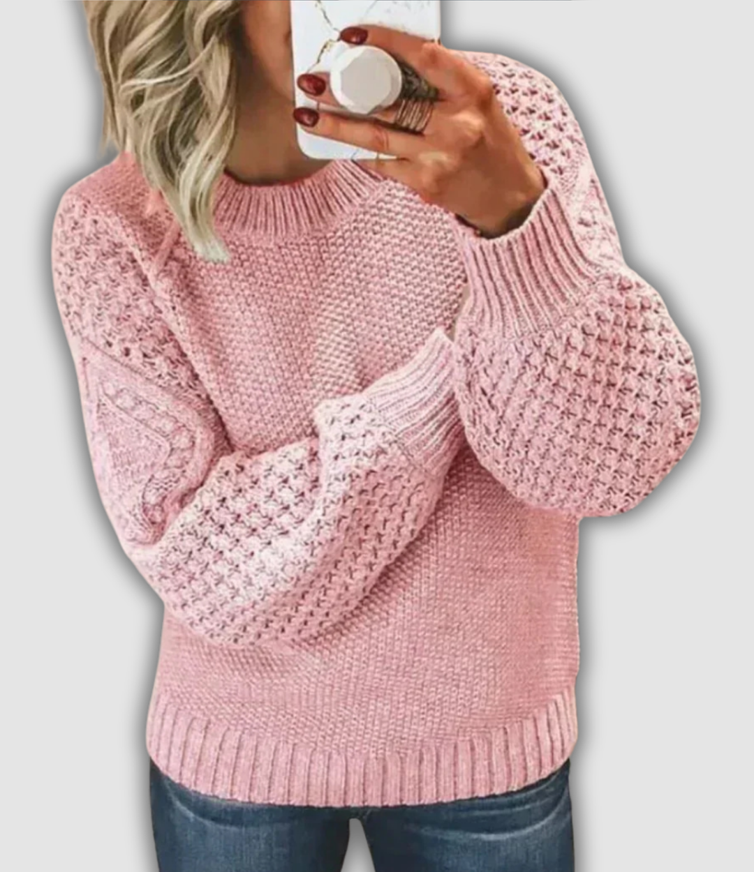 Herta - Kuscheliger Strickpullover