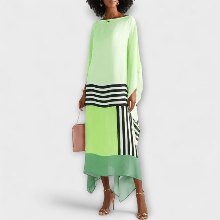 Anke - Locker geschnittener geometrischer Kaftan