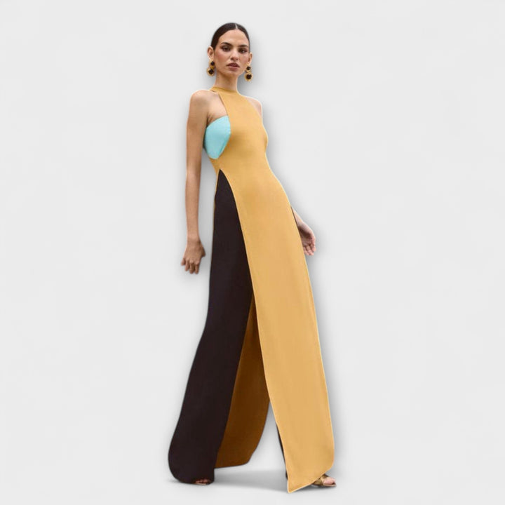 Mandy - Dunkeltürkiser Jumpsuit