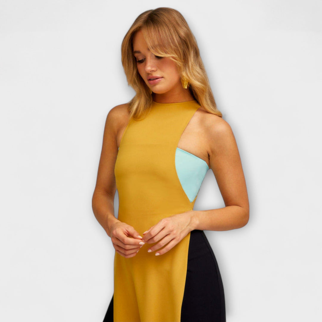 Mandy - Dunkeltürkiser Jumpsuit