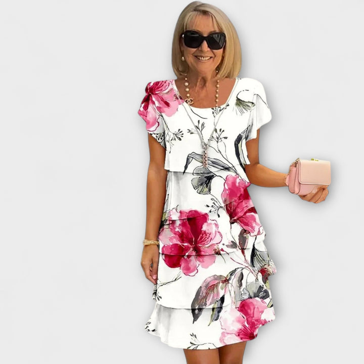 Frederike - Florales Eleganzkleid