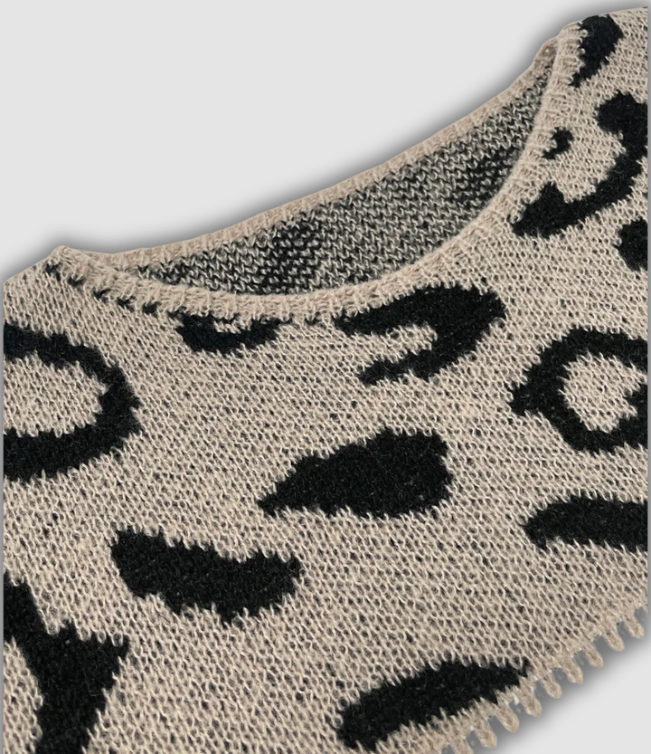 Wendela - Pullover mit Leopardenmuster