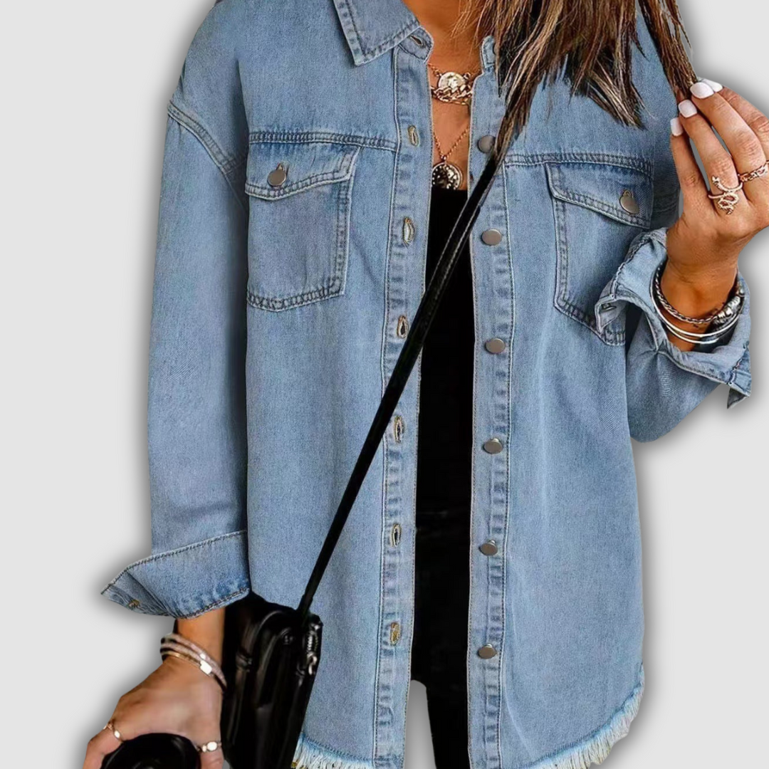 Olivia - Zeitlose Jeansjacke im klassischen Stil