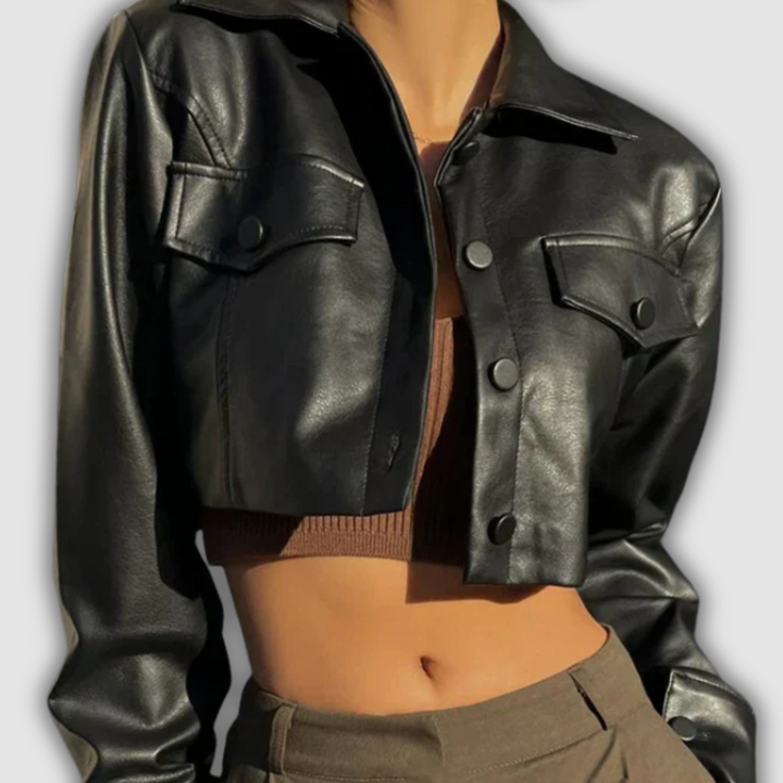 Altheira - Elegante Kunstlederjacke