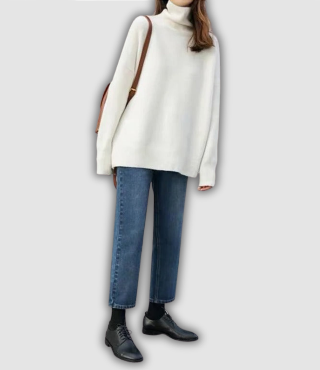 Engeltraud - Pullover mit hohem Kragen