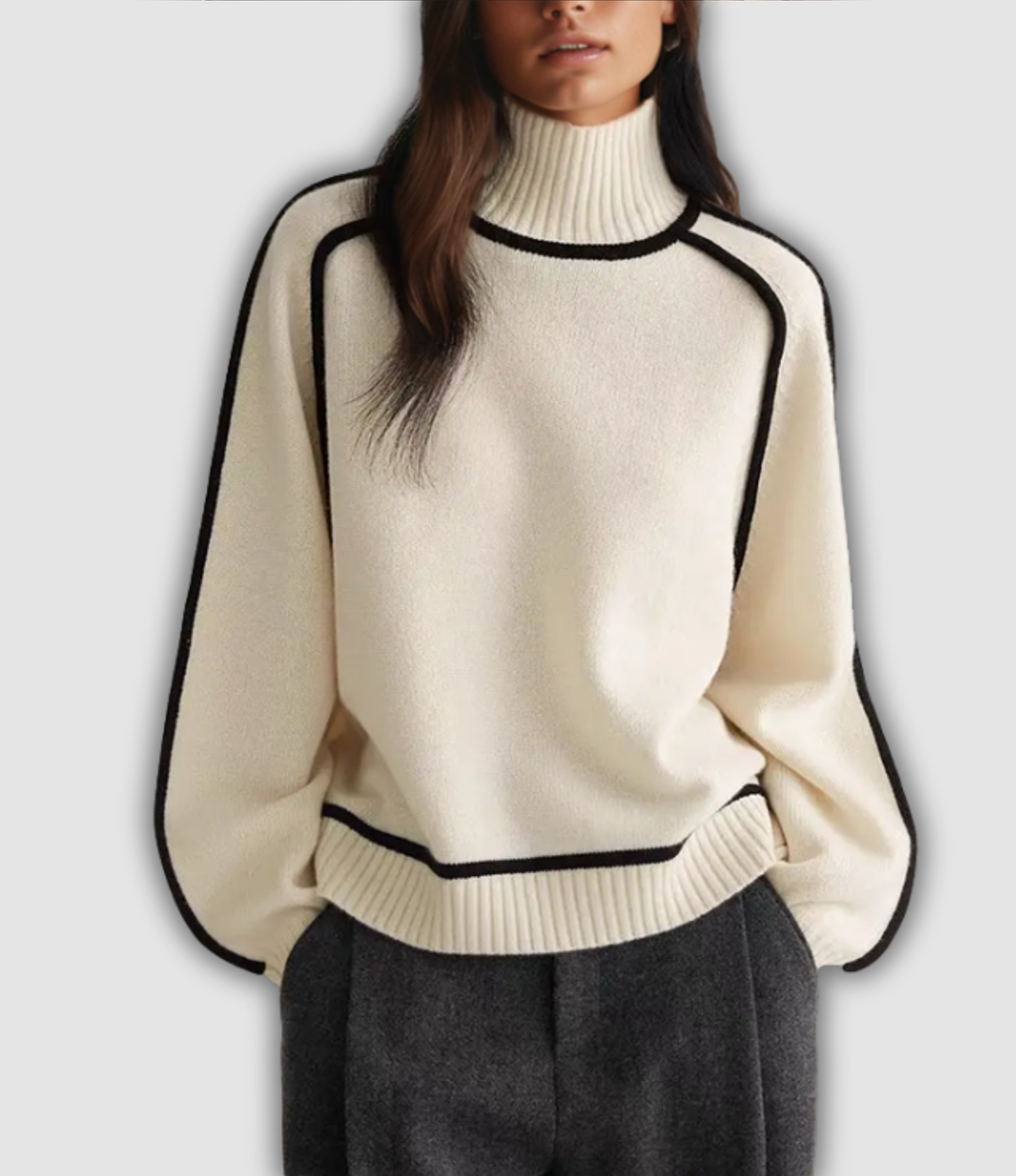 Roselinde - Weicher Kaschmir-Rollkragenpullover