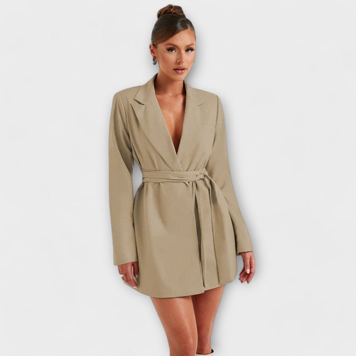Brigitte - Blazerkleid mit V-Ausschnitt