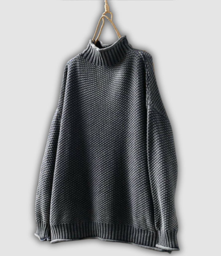 Bärbel - Waffelstrick Pullover