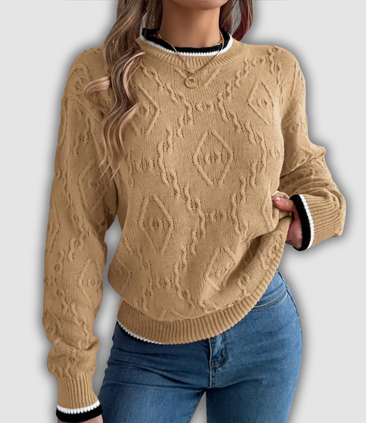 Benedikta - Rundhals Pullover
