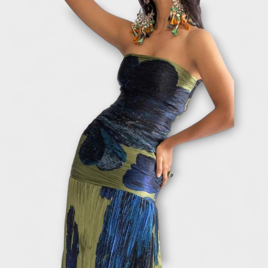 Ute - Strapless Midi Kleid