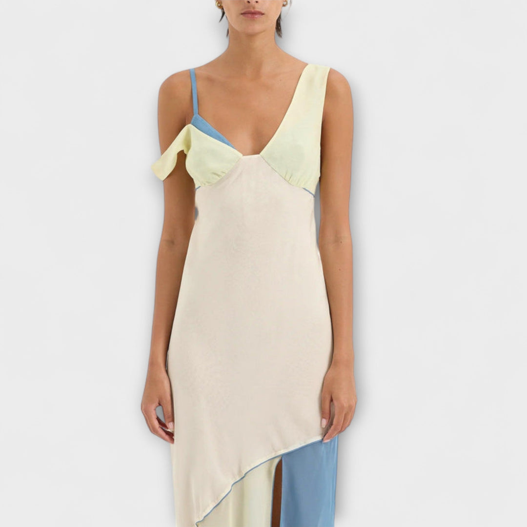 Cornelia - Thames Midi-Kleid mit Splice-Detail