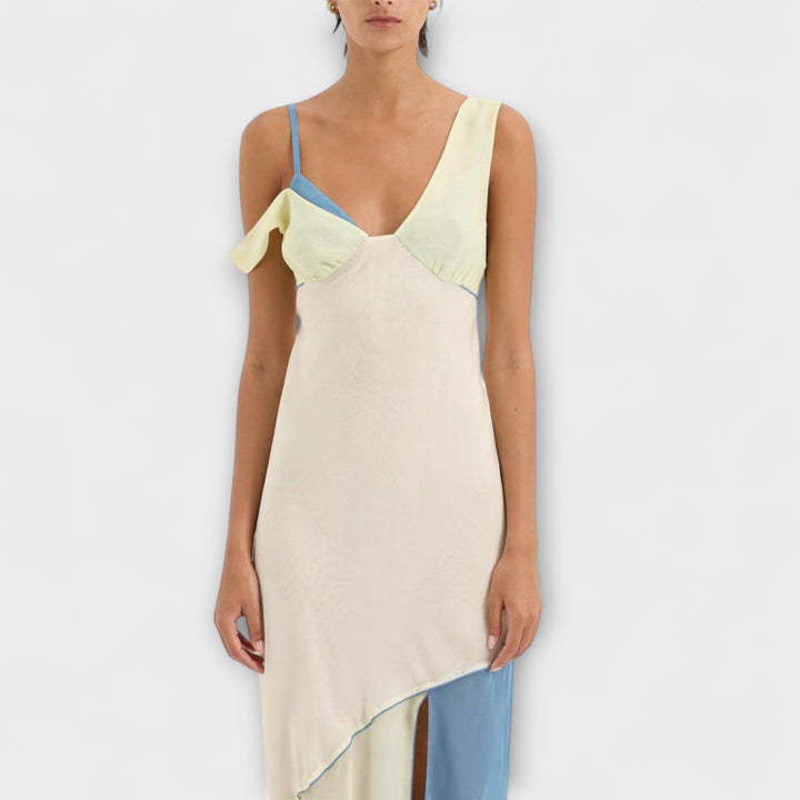 Cornelia - Thames Midi-Kleid mit Splice-Detail