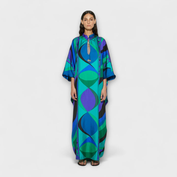 Isabella - Lebendiger Psychedelischer Kaftan