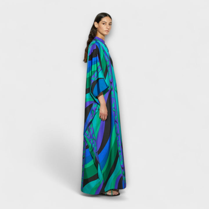 Isabella - Lebendiger Psychedelischer Kaftan