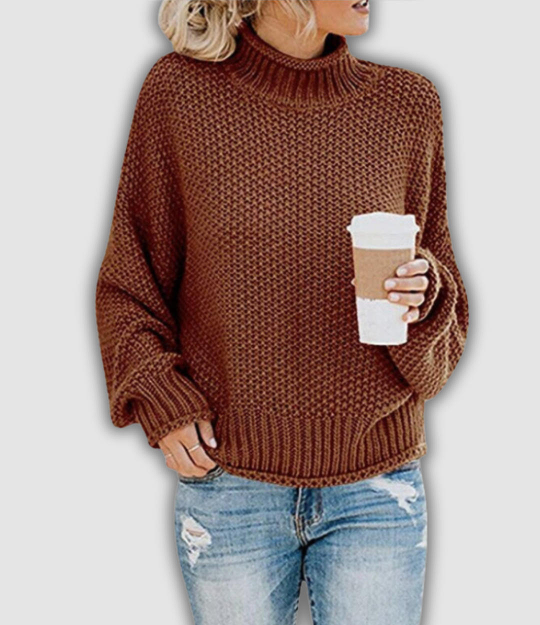 Marlis - Pullover mit Stehkragen