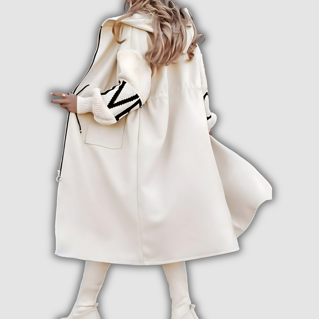Grace - Windbreaker langer Mantel