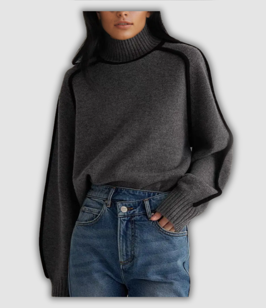 Roselinde - Weicher Kaschmir-Rollkragenpullover