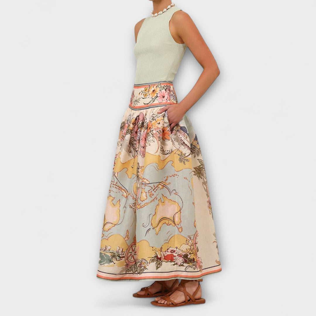 Melina – Eleganter Midirock Für Damen