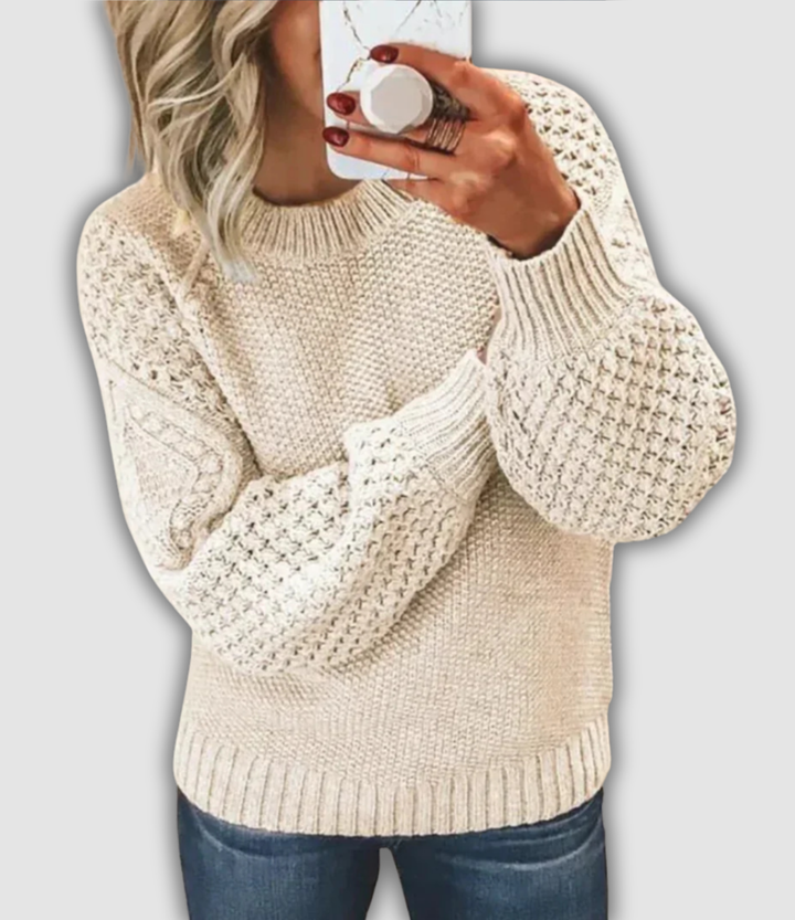 Herta - Kuscheliger Strickpullover