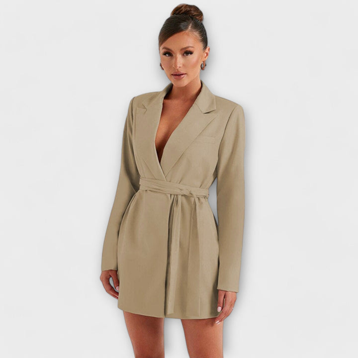 Brigitte - Blazerkleid mit V-Ausschnitt