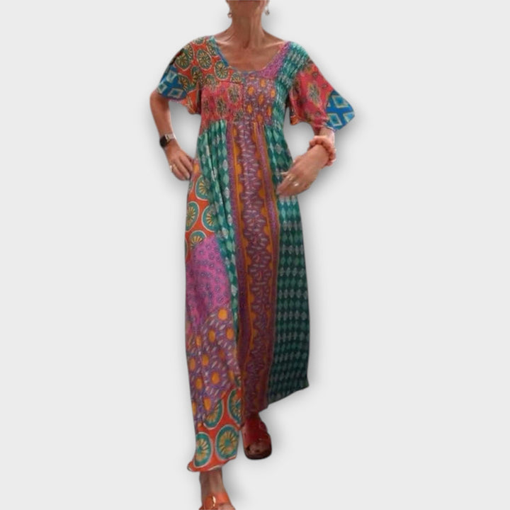Ilse - Lebhaftes Boho-Kleid
