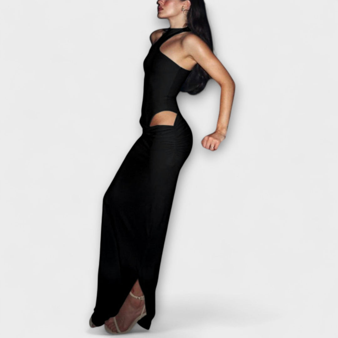 Johanna - Verführerisches ärmelloses Cut-Out Kleid