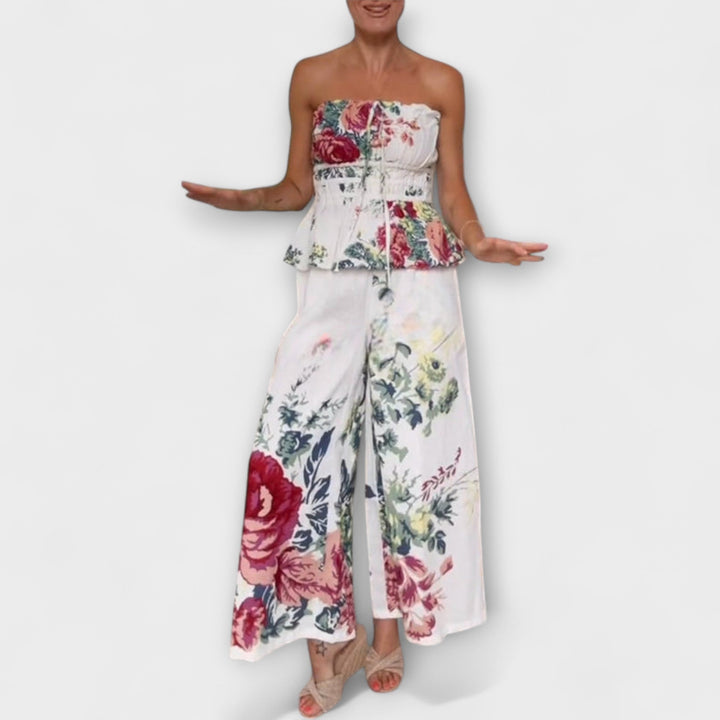 Loyce – Zweiteiliges Set mit Blumenmuster für den Sommer