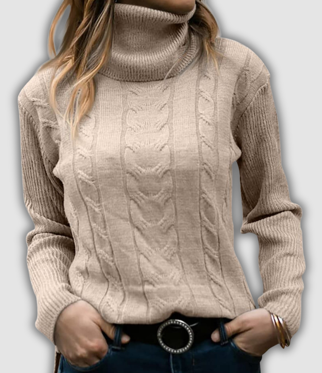 Jutta - Gestrickter Pullover
