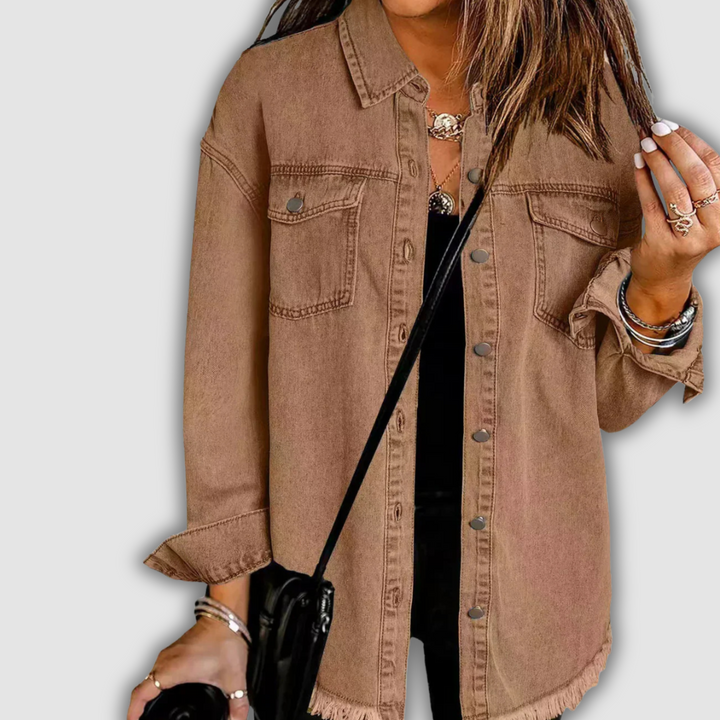 Olivia - Zeitlose Jeansjacke im klassischen Stil