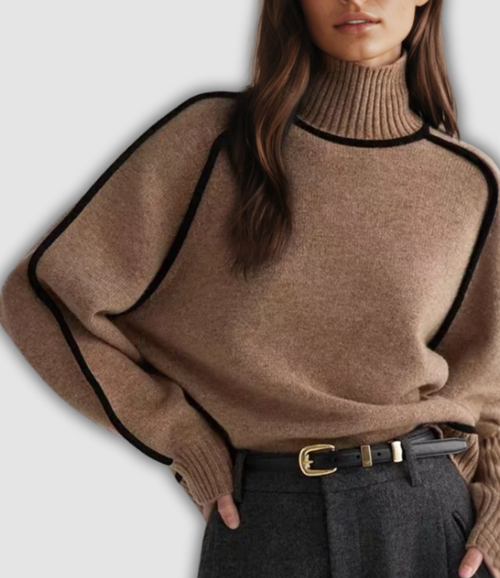 Roselinde - Weicher Kaschmir-Rollkragenpullover