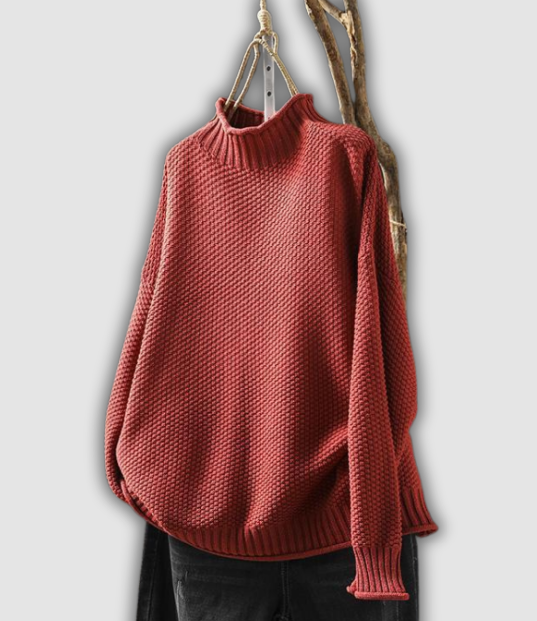 Bärbel - Waffelstrick Pullover