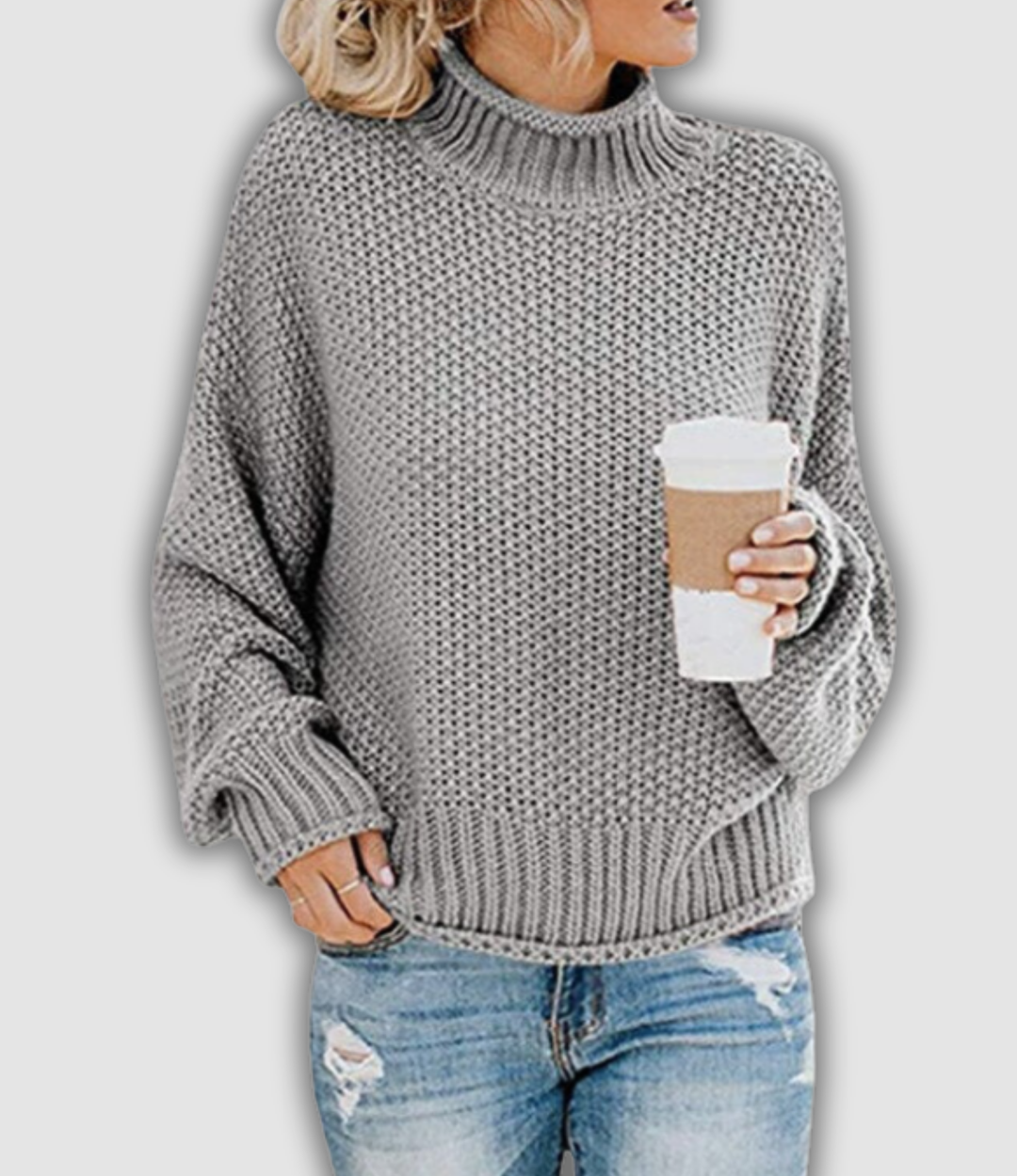 Marlis - Pullover mit Stehkragen