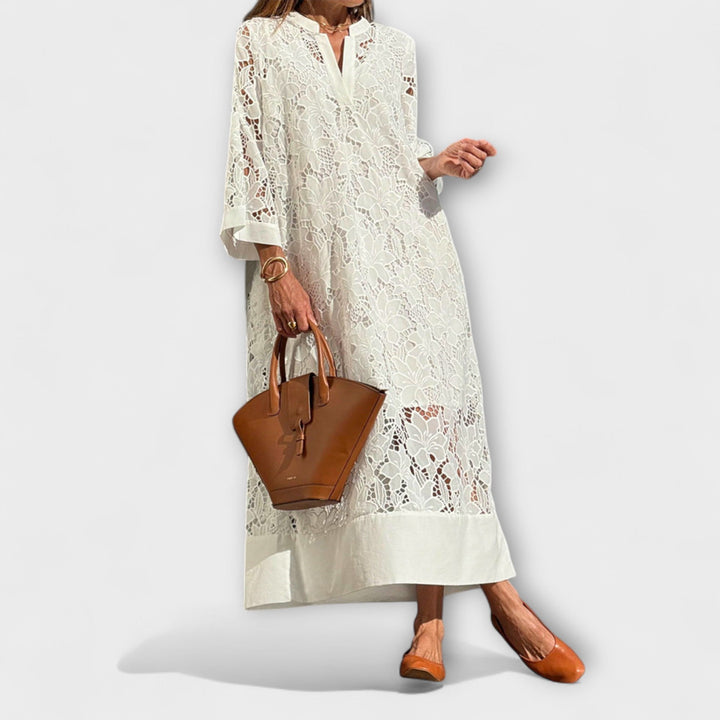 Ivonne - Dahlia Besticktes Kleid