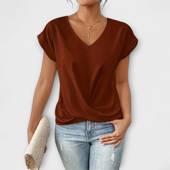 Jasmina - V-Ausschnitt Top