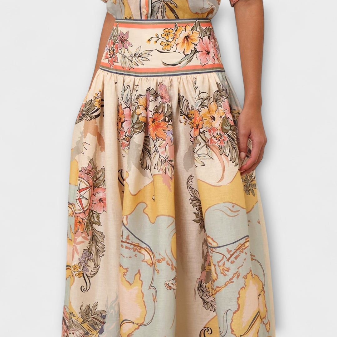 Melina – Eleganter Midirock Für Damen
