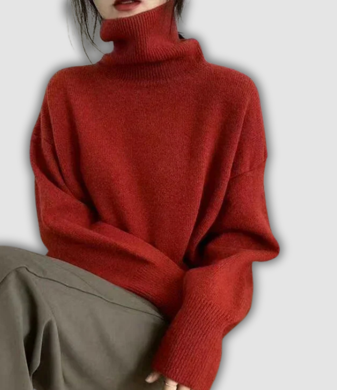 Engeltraud - Pullover mit hohem Kragen